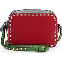 Valentino Rockstud Colorblock Camera Bag photo