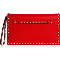 Valentino Rockstud Flap Clutch photo