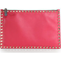 Valentino Rockstud Italian Pop Large Pouch photo