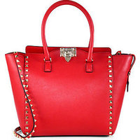 Valentino Rockstud Smooth Leather New Tote photo