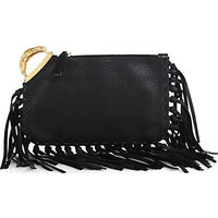 Valentino Scarab Fringe Finger Clutch photo