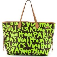 What Goes Around Comes Around Louis Vuitton Sprouse Neverfull Bag photo