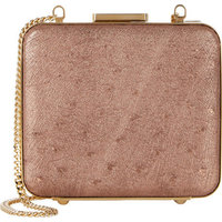 Zagliani Ostrich Vanity Evening Clutch photo