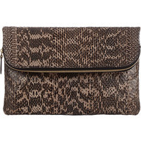 Zagliani Snakeskin Capriccio Clutch photo