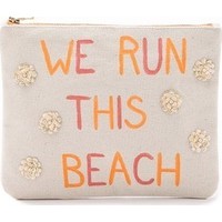 Zhuu We Run This Beach Pouch photo